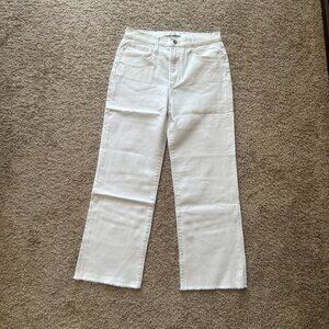 JOE'S JEANS White Cotton Straight-Leg Pants – Size 38 | 100% Cotton